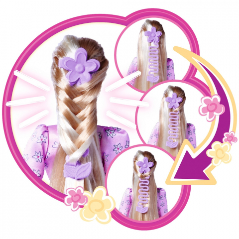 Papusa Simba Steffi Love Flower Hair 29 cm cu accesorii [8]