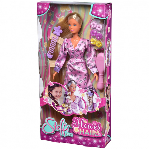 Papusa Simba Steffi Love Flower Hair 29 cm cu accesorii [11]