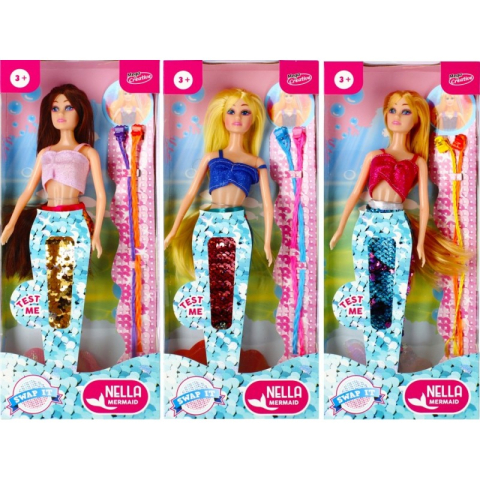 Jucării și Jocuri pentru copii - Papusa - sirena, diverse modele, 3+ ani, MegaCreative, 484553