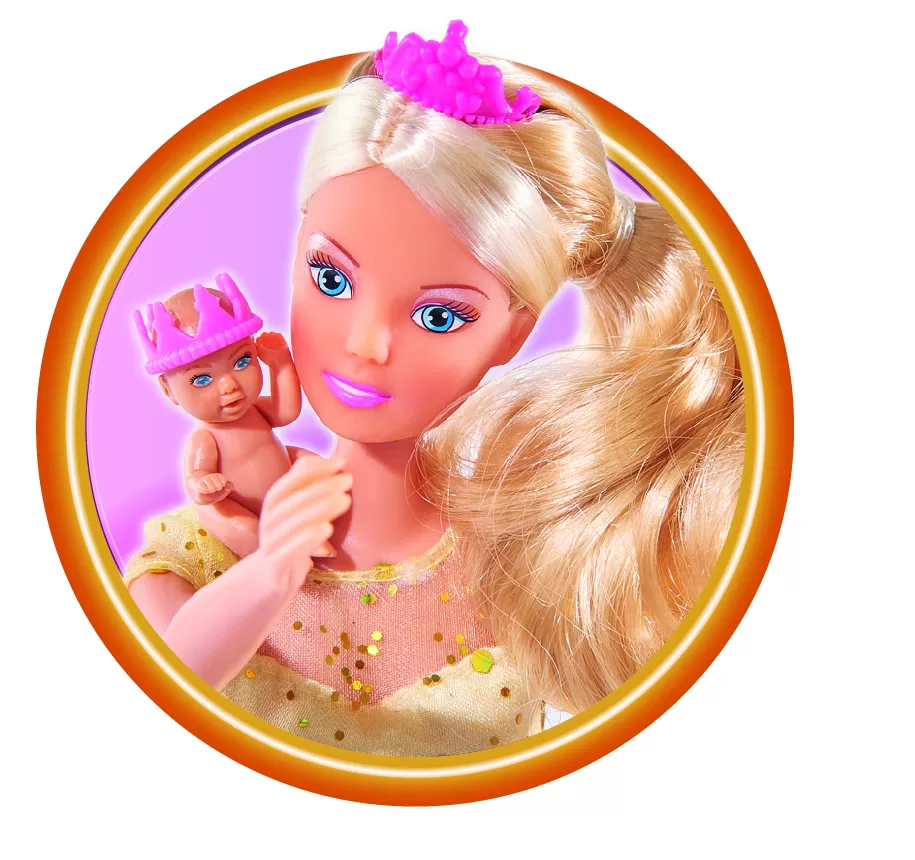 Papusa steffi royal baby [4]