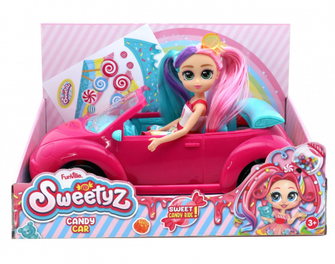 Jucării și Jocuri pentru copii - Papusa sweetyz  si masina decapotabila