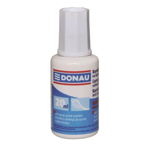 Rechizite Școlare - Pasta corectoare Donau 20ml cu pensula 2