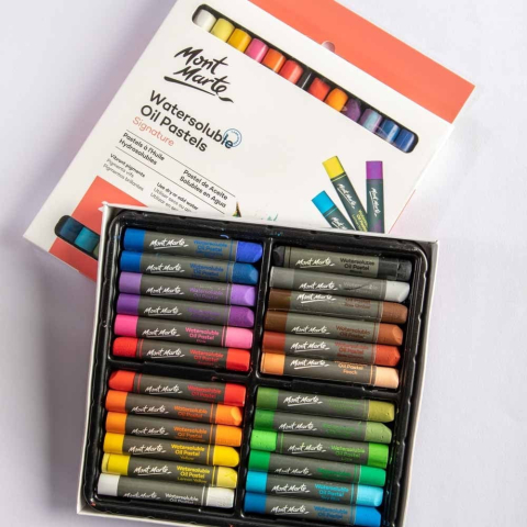 Pastel ulei solubil Mont Marte 24 buc/set [3]