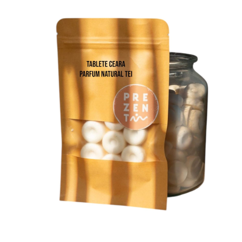 Pastile de ceara naturala cu parfum de tei - 50 gr [2]