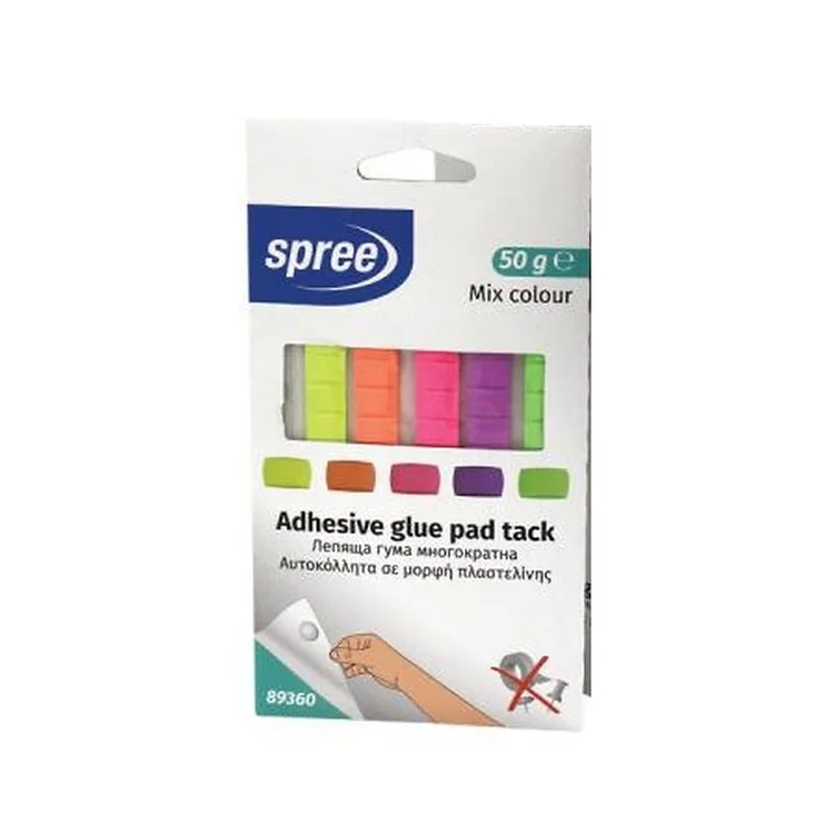Birotică și Papetărie - Patafix 50gr mix culori  Spree 