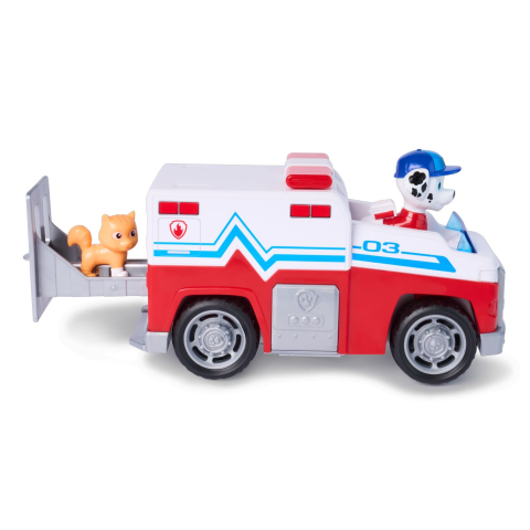 Patrula catelusilor cautare si salvare set figurina marshall si vehicul de pompieri [3]