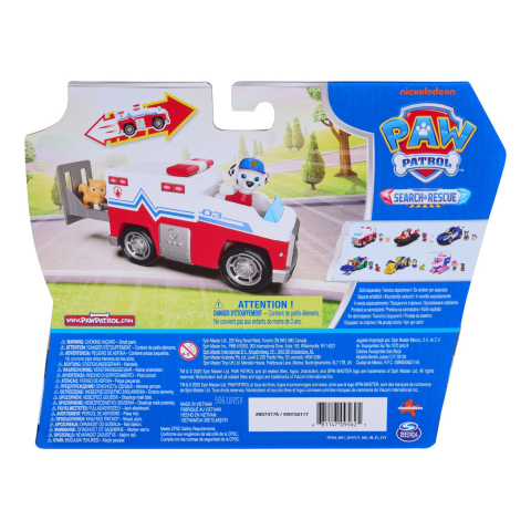 Patrula catelusilor cautare si salvare set figurina marshall si vehicul de pompieri [5]