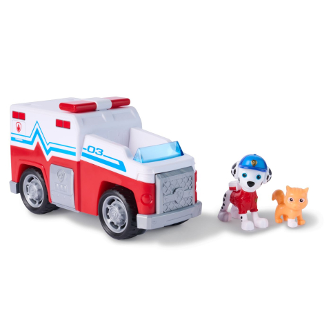 Patrula catelusilor cautare si salvare set figurina marshall si vehicul de pompieri [1]