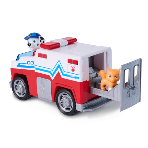 Patrula catelusilor cautare si salvare set figurina marshall si vehicul de pompieri [4]