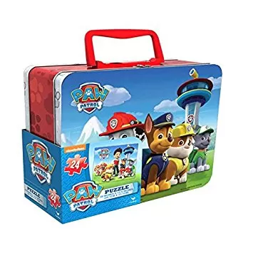 Jucării și Jocuri pentru copii - Patrula catelusilor, 2 jocuri puzzle 3D cu 24 piese, in gentuta