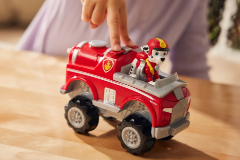 Patrula catelusilor jungle pups set figurina marshall si vehicul elefant [5]