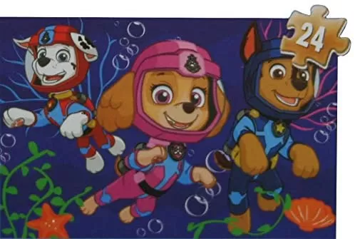 Patrula catelusilor, Joc Puzzle 4 in 1 din lemn [1]