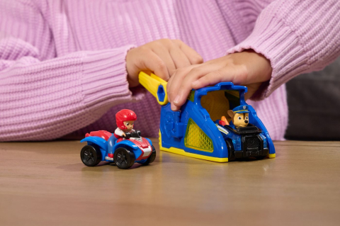 Patrula catelusilor set figurina chase si vehicul cu lansator copii varsta 3 ani - 8 ani [5]
