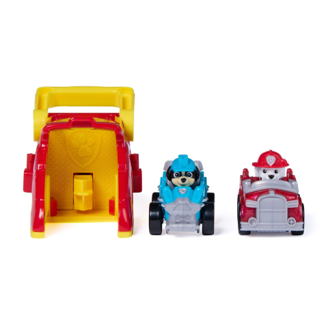 Patrula catelusilor set figurina marshall  si vehicul cu lansator copii varsta 3 ani - 8 ani [3]