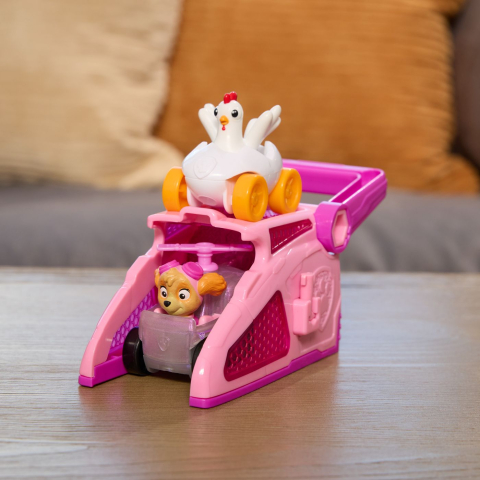 Patrula catelusilor set figurina skye si vehicul cu lansator copii varsta 3 ani - 8 ani [4]