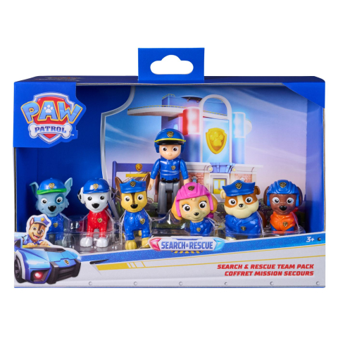 Jucării și Jocuri pentru copii - Patrula catelusilor set figurine echipa cauta si salveaza