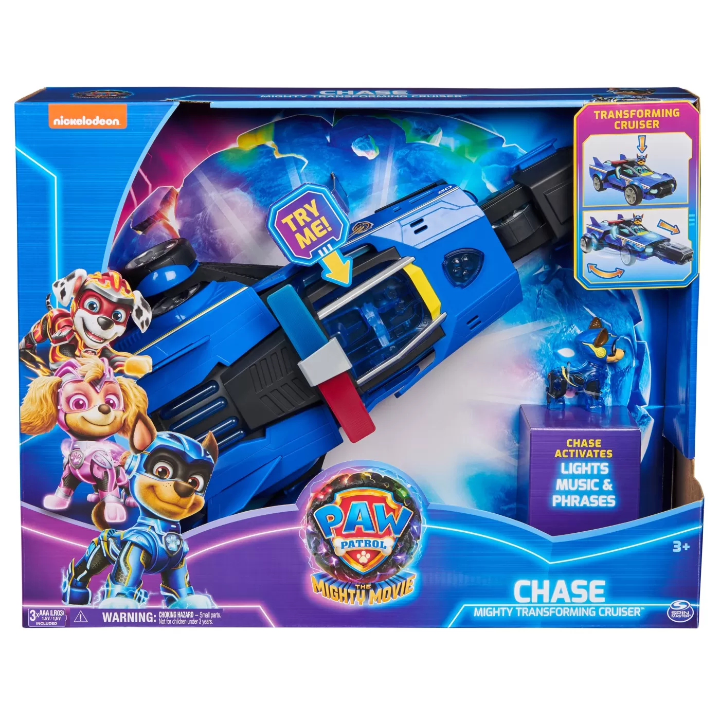 Jucării și Jocuri pentru copii - Patrula catelusilor vehicul transformator chase mighty cuiser