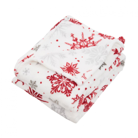 Patura  fleece  200x220 cm xms stars [1]