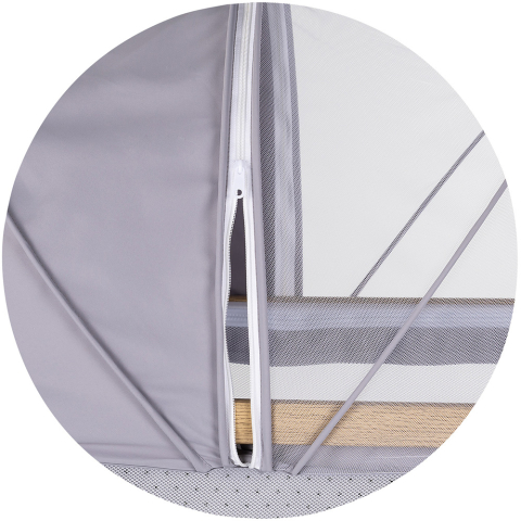 Patut co-sleeper Chipolino Charisma cu laterala culisanta platinum wood [7]