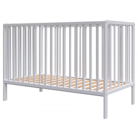 Patut copii din lemn Hubners Dominic 120x60 cm alb [1]
