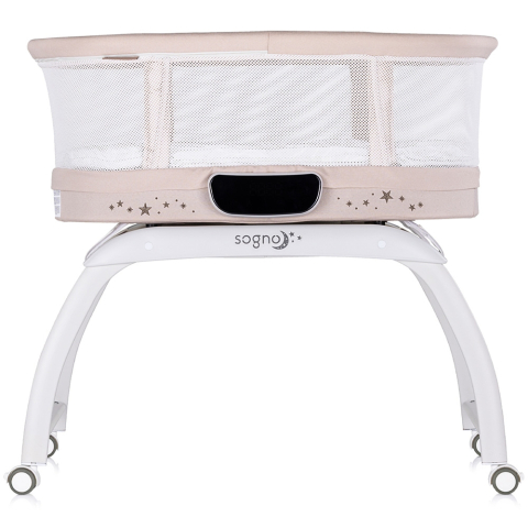 Patut cu leganare si cantar integrat Chipolino Sogno 2 in 1 macadamia [1]