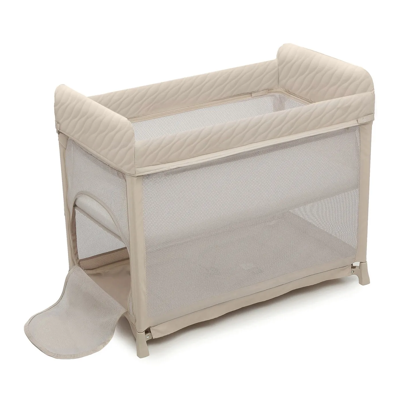 Patut de calatorie kinderkraft moon dream, beige, copii varsta 0 luni pana la 3 ani [3]