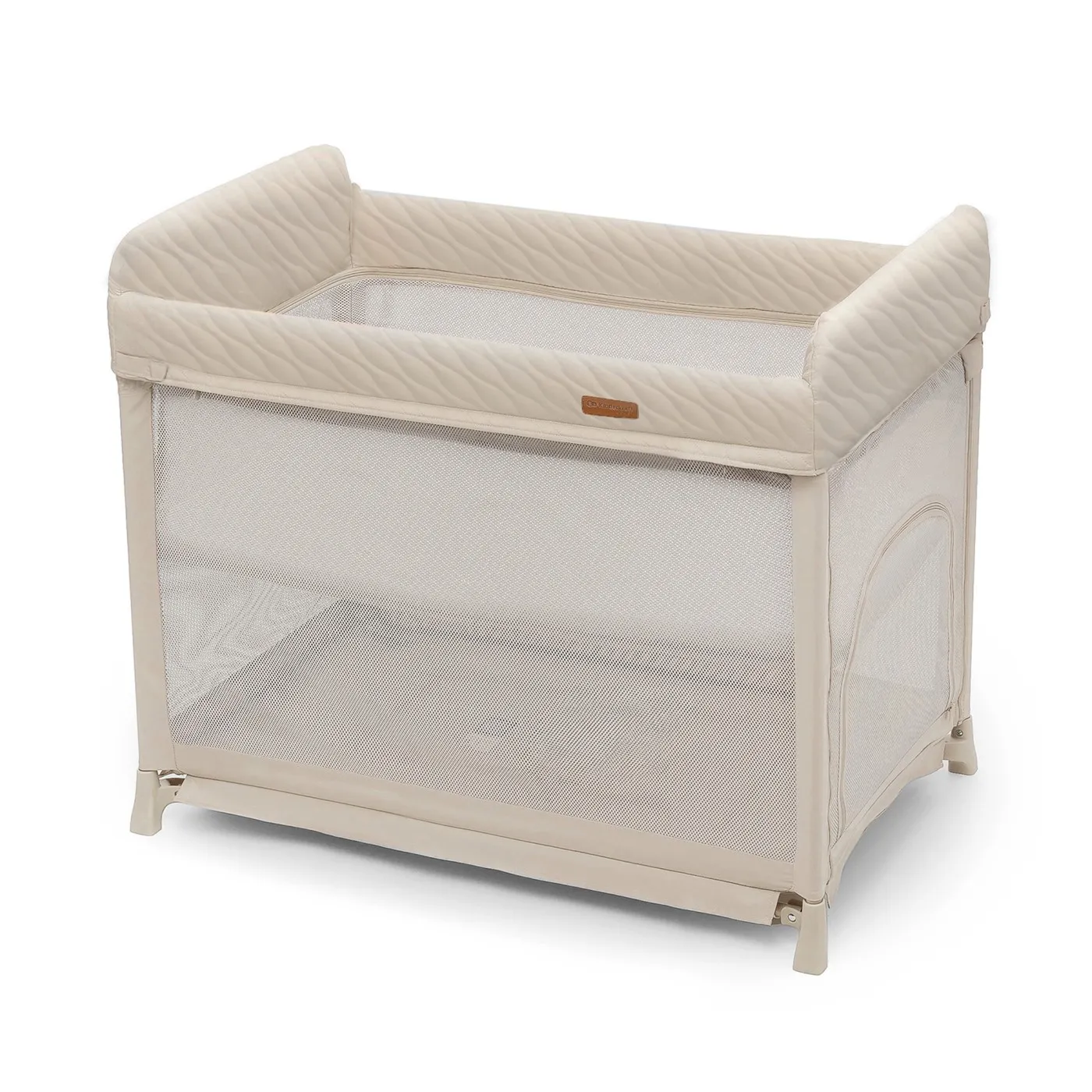 Patut de calatorie kinderkraft moon dream, beige, copii varsta 0 luni pana la 3 ani [1]