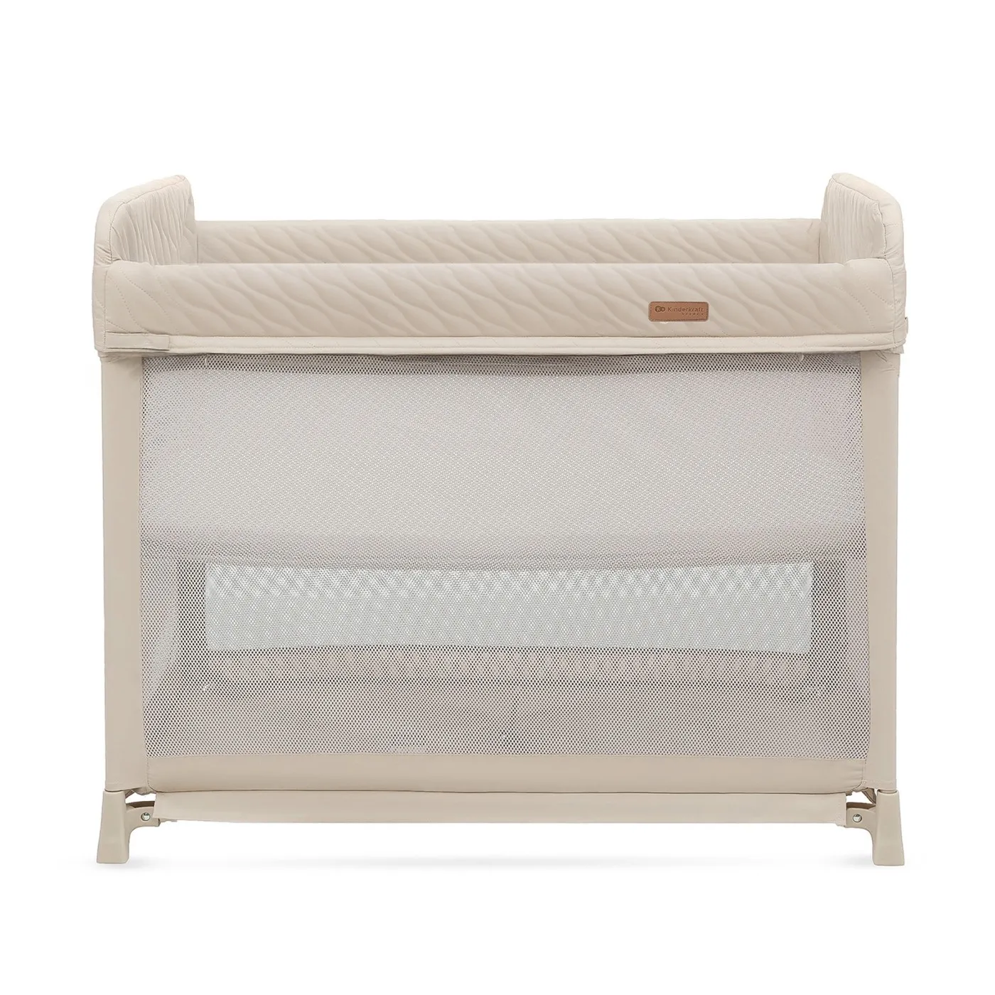 Patut de calatorie kinderkraft moon dream, beige, copii varsta 0 luni pana la 3 ani [2]
