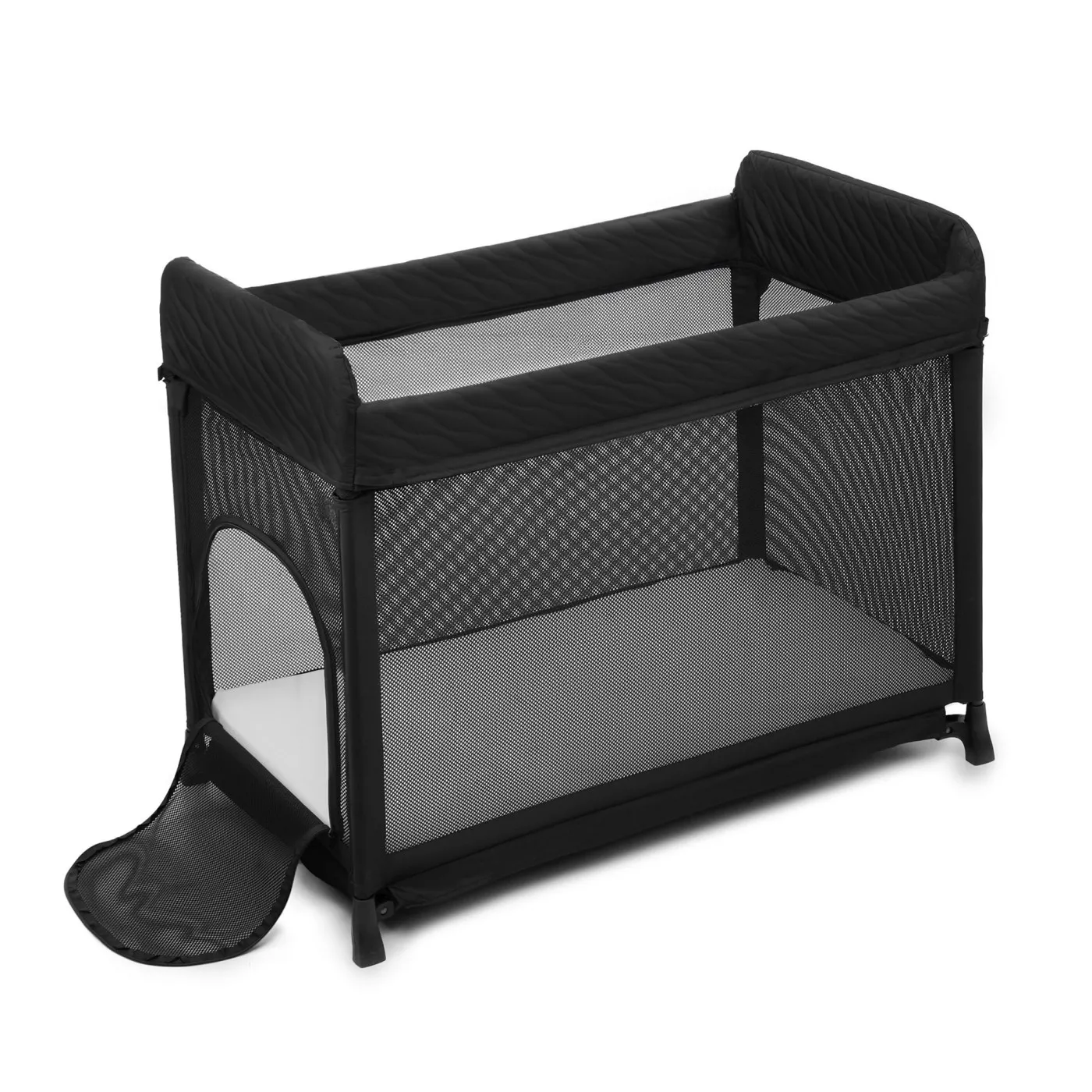 Patut de calatorie kinderkraft moon dream, black, copii varsta 0 luni pana la 3 ani [6]