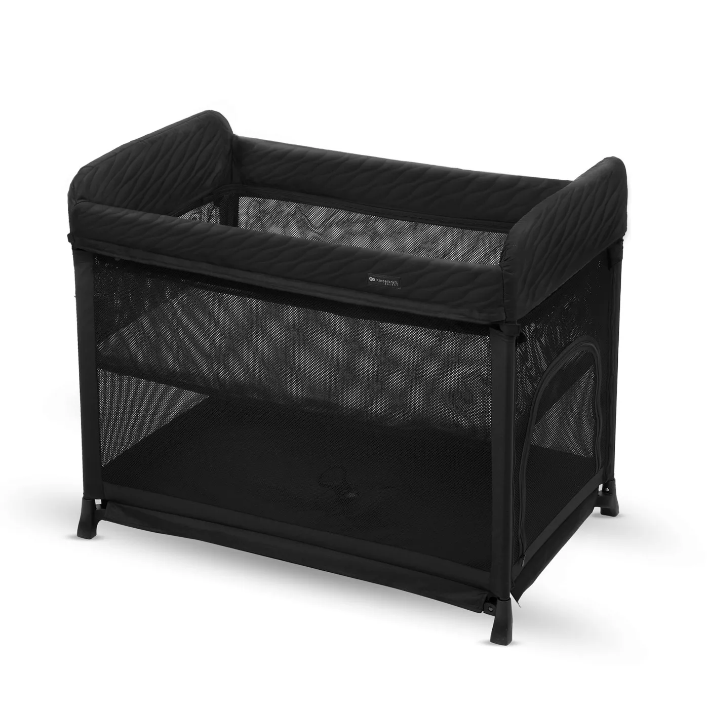 Patut de calatorie kinderkraft moon dream, black, copii varsta 0 luni pana la 3 ani [1]
