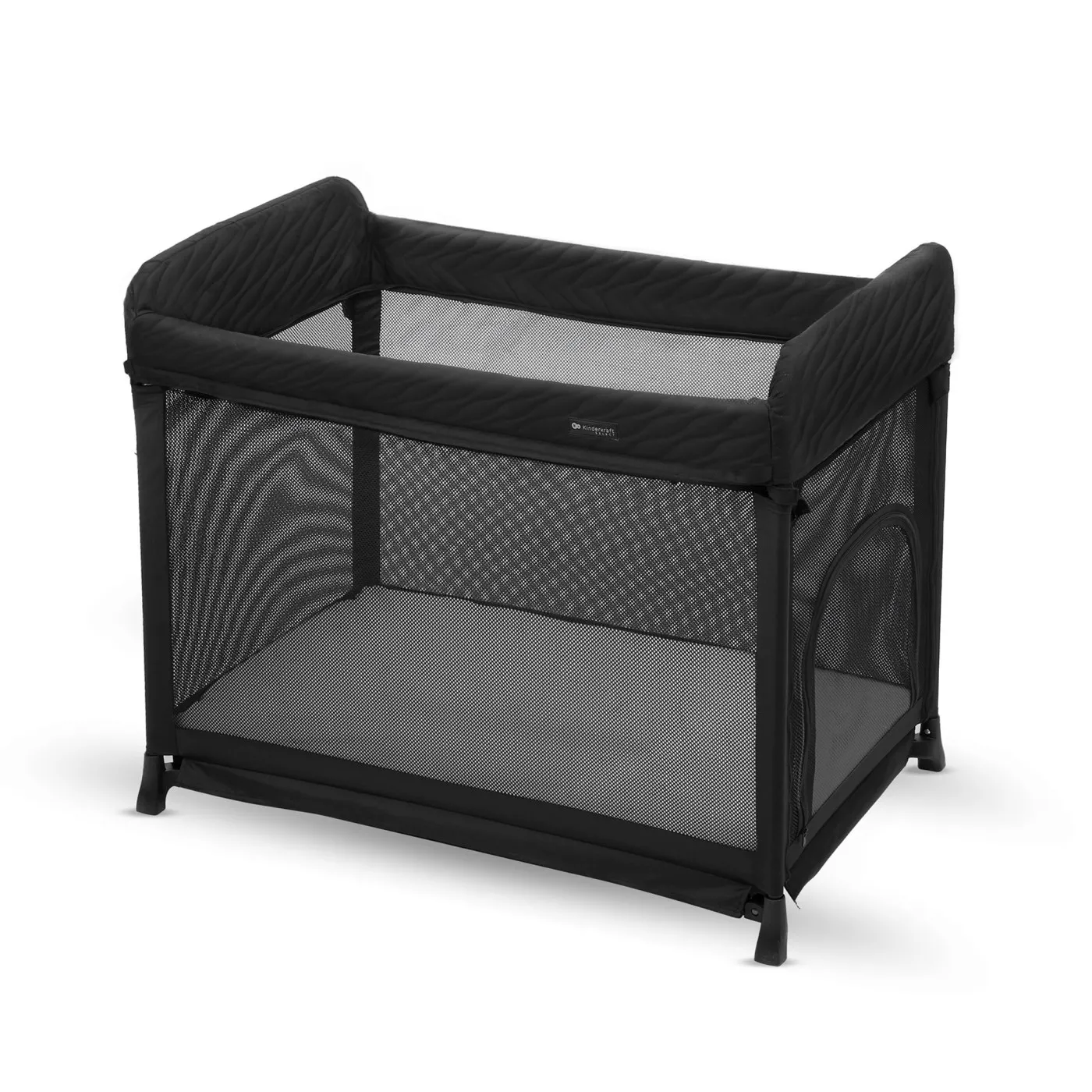 Patut de calatorie kinderkraft moon dream, black, copii varsta 0 luni pana la 3 ani [4]