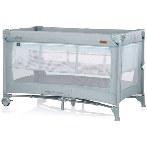 Patut pliabil Chipolino Glory cu laterala culisanta basil [2]