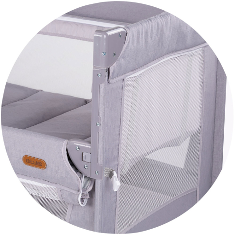 Patut pliabil Chipolino Glory cu laterala culisanta cloud [3]