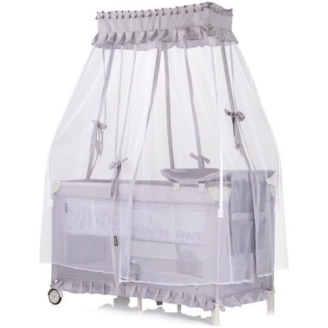 Patut pliabil Chipolino Palace Hippo grey [1]