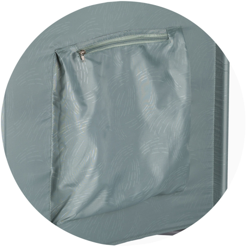 Patut pliabil cu saltea de infasat Chipolino Luna basil [3]