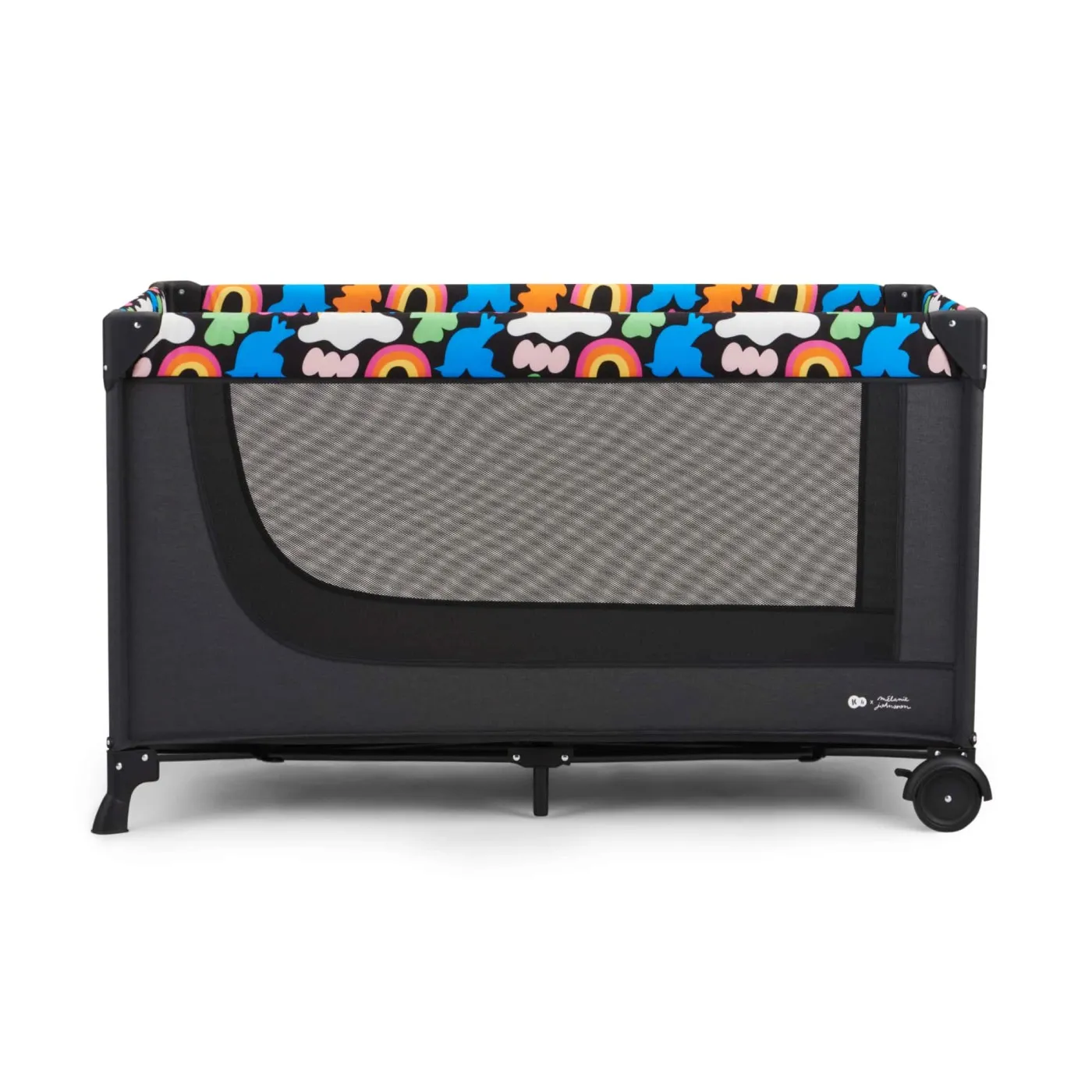 Camera copilului - Patut travel kinderkraft joy2, fara accesorii, black, copii varsta 0 luni pana la 3 ani