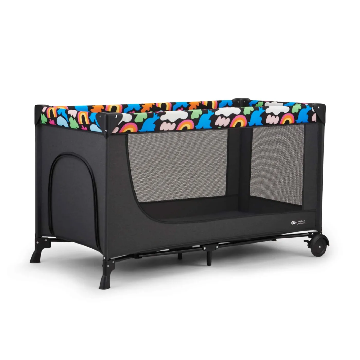 Patut travel kinderkraft joy2, fara accesorii, black, copii varsta 0 luni pana la 3 ani [4]