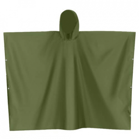 Pelerina de ploaie poncho impermeabila, universala, PVC, verde, 127x100 cm [7]
