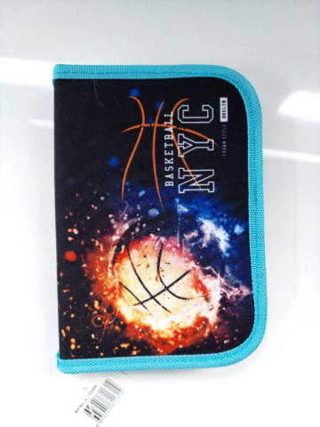Rechizite Școlare - Penar 1 fermoar 2 extensii echipat Basketball Nyc