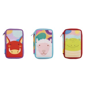 Rechizite Școlare - Penar 3f echipat carioca animals 42356