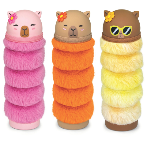 Rechizite Școlare - Penar BeCappy Capibara – telescopic din plus si silicon, pret/1 buc