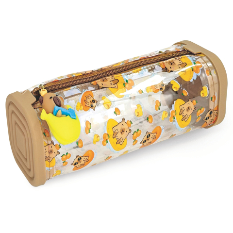 Penar BeCappy Capibara – transparent cu finisaje din silicon, pret/1 buc [3]