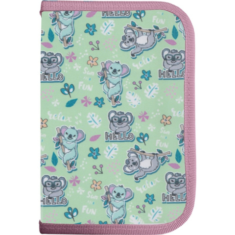 Rechizite Școlare - Penar echipat 1fermoar 2extensii Koala  Univerzal