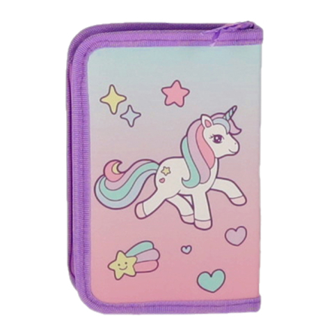 Penar echipat 31 piese 1 fermoar 2 extensii unicorn roz pigna [1]