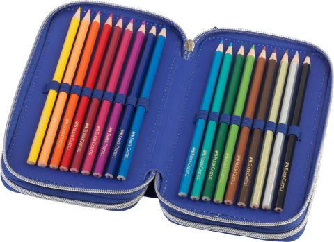 Penar echipat 44 piese 3 fermoare dinozaur faber-castell [2]