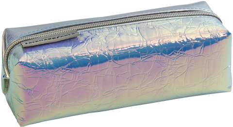 Rechizite Școlare - Penar etui tubular glitter flip flop argintiu eberhard faber
