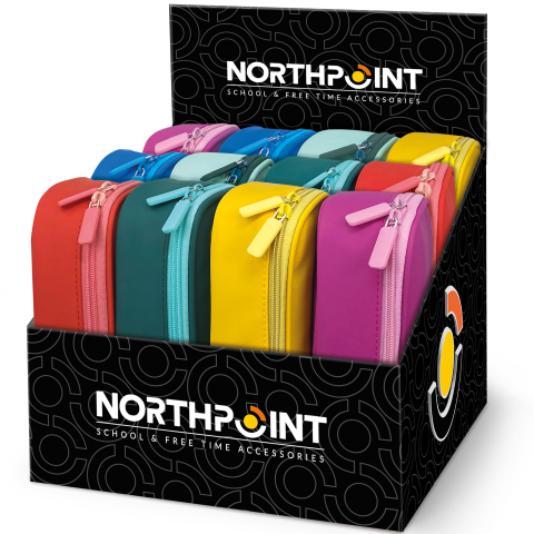 Rechizite Școlare - Penar Maxi Round, 24 x 6 x 11 cm (12buc/display), copii varsta 3 ani+,6 ani+,8 ani+