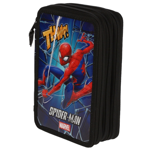 Penar neechipat 3 fermoare spiderman albastru pigna [2]