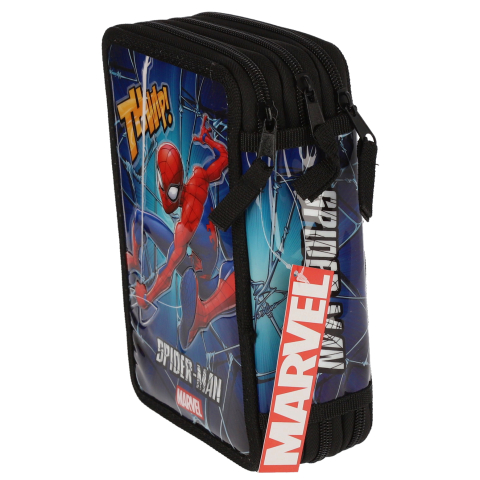 Penar neechipat 3 fermoare spiderman albastru pigna [1]