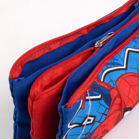 Penar neechipat Cerda Spiderman, 1 fermoar, 3 compartimente, 22.5x11.5x2cm, 493535 [2]